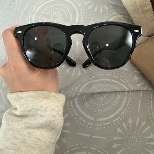 Oliver Peoples & Bruno Cucinelli Black Sunglasses